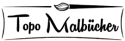 Topo Malbücher für Kinder und Erwachsene Logo schwarz